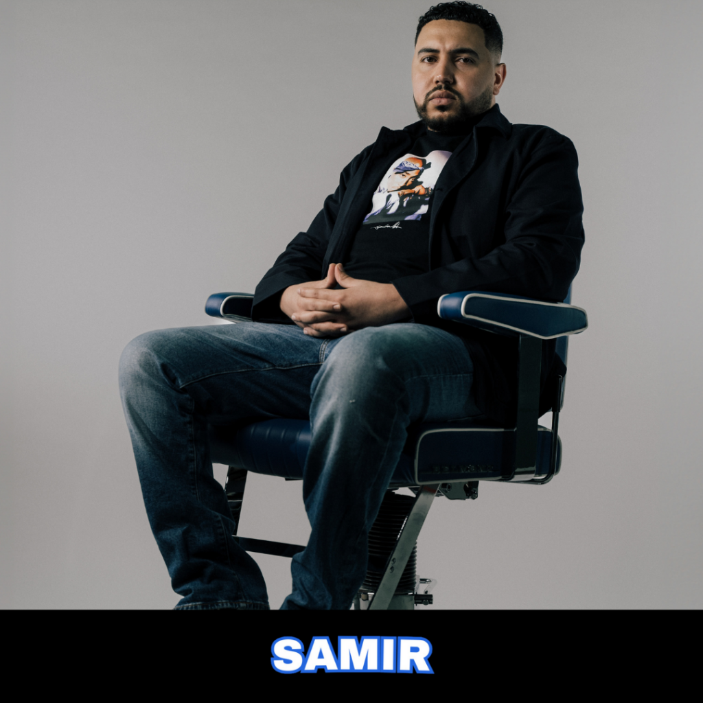 samir barber team designer haircut